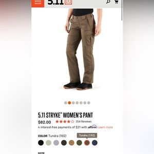 Women’s 5.11 Stryke Pants